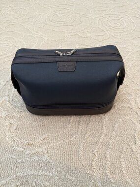 Men's Leather 'Vetelli' Travel Toiletry Bag NWOT